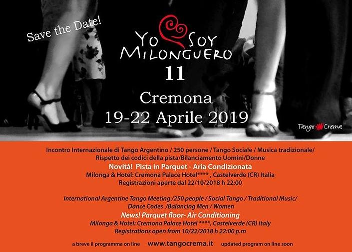 flyer image for Yo Soy Milonguero 11