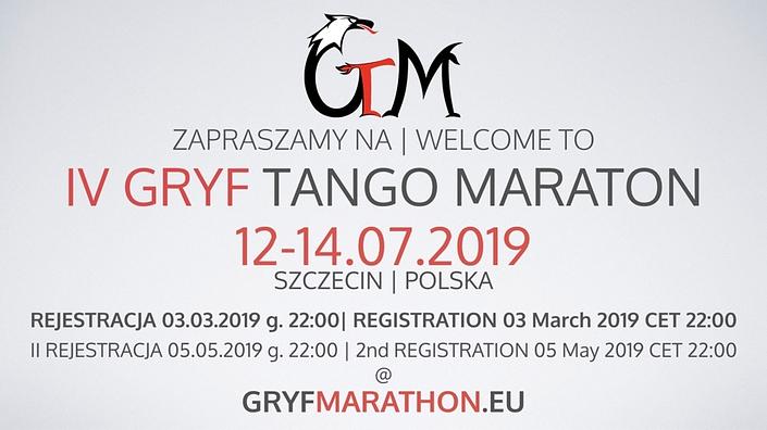 flyer image for Gryf Tango Marathon - 4th Edition