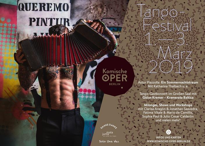 flyer image for Berlin Opera Tango Festival