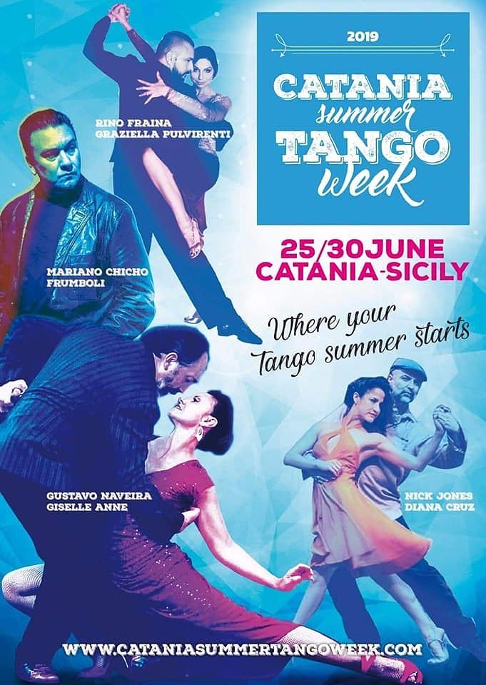 flyer image for Catania Summer Tango Week 2019