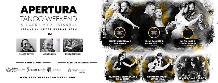 flyer image for Apertura Tango Weekend