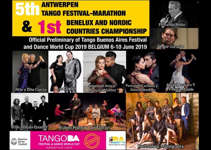 flyer image for ANTWERPEN TANGO FESTIVAL 2019