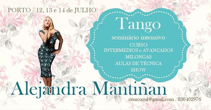 flyer image for 7 Seminario com Alejandra Mantinan Porto