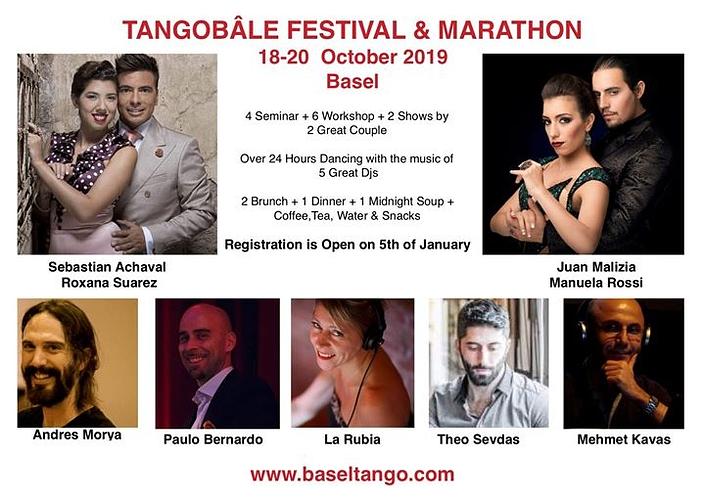 flyer image for TangoBale Festival Marathon