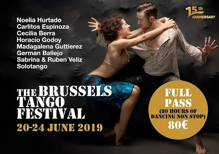 flyer image for The Brussels Tango Festival