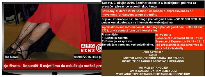 flyer image for Seminar  essences  and expressiveness of movement for follow