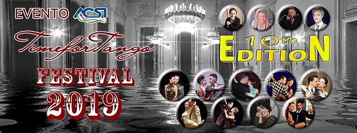 flyer image for TimeforTango Festival 2019 - 10th edition