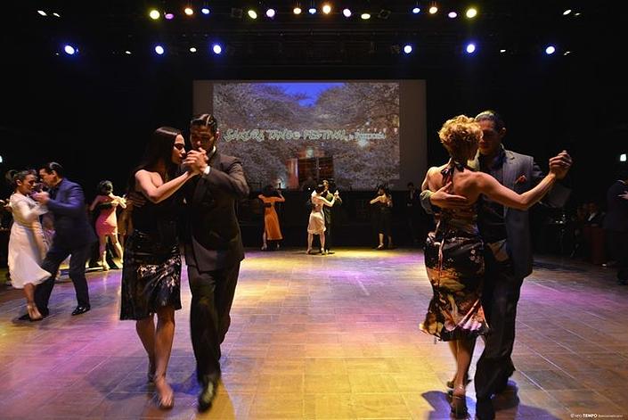 flyer image for Sakura Tango Festival