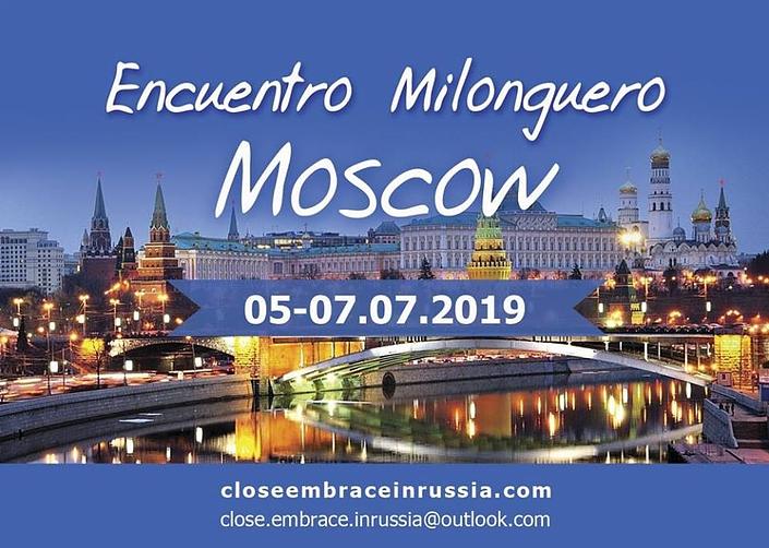 flyer image for Encuentro Milonguero Moscow 2019
