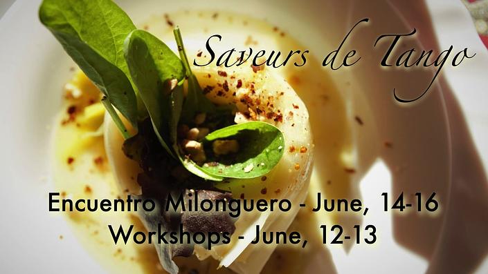 flyer image for Saveurs de Tango