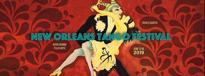 flyer image for New Orleans Tango Festival