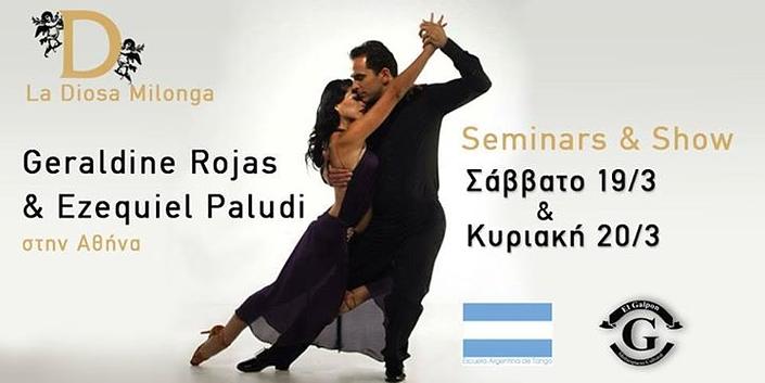 flyer image for Seminarios de tango