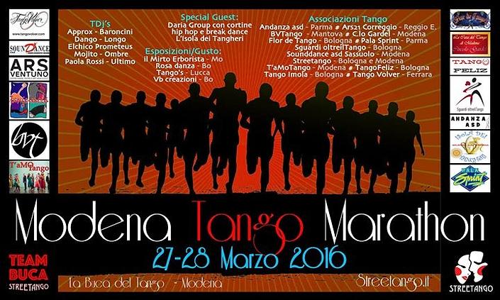 flyer image for Modena Tango Marathon