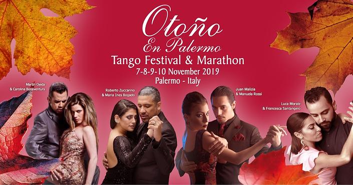flyer image for Otono en Palermo Tango Festival  Marathon