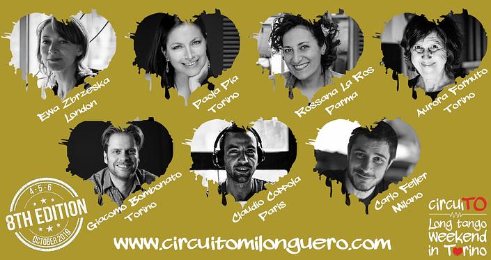 flyer image for CircuiTO Milonguero - Long Tango Weekend in Torino