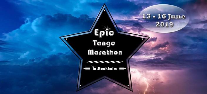 flyer image for EPIC Tango Marathon - in Stockholm