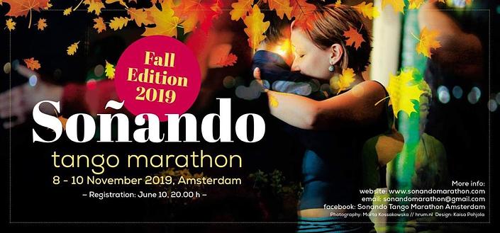 flyer image for 4th Sonando Tango Marathon Amsterdam