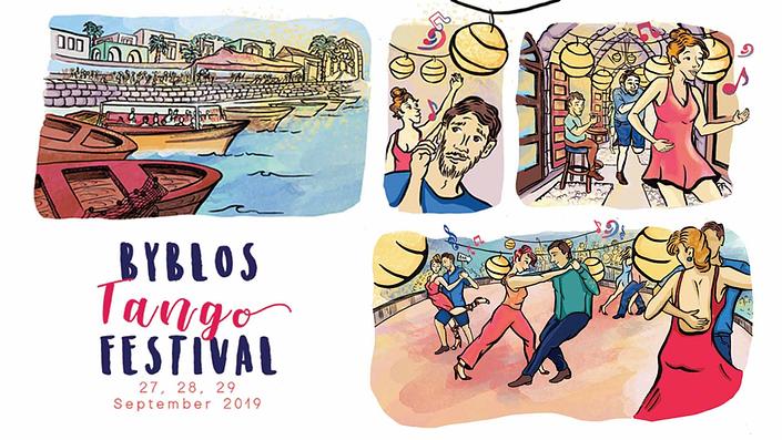 flyer image for Byblos Tango Festival 2019