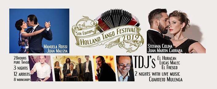 flyer image for Holland Tango Festival 2019