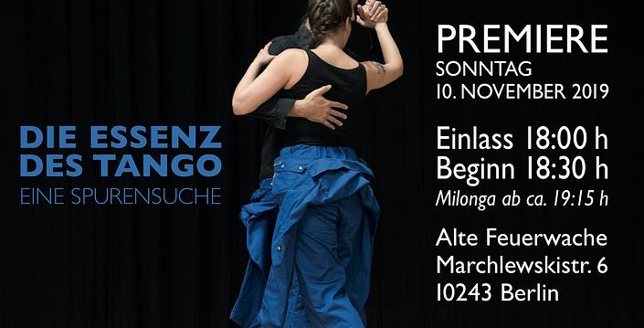 flyer image for Die Essenz des Tango - eine Spurensuche