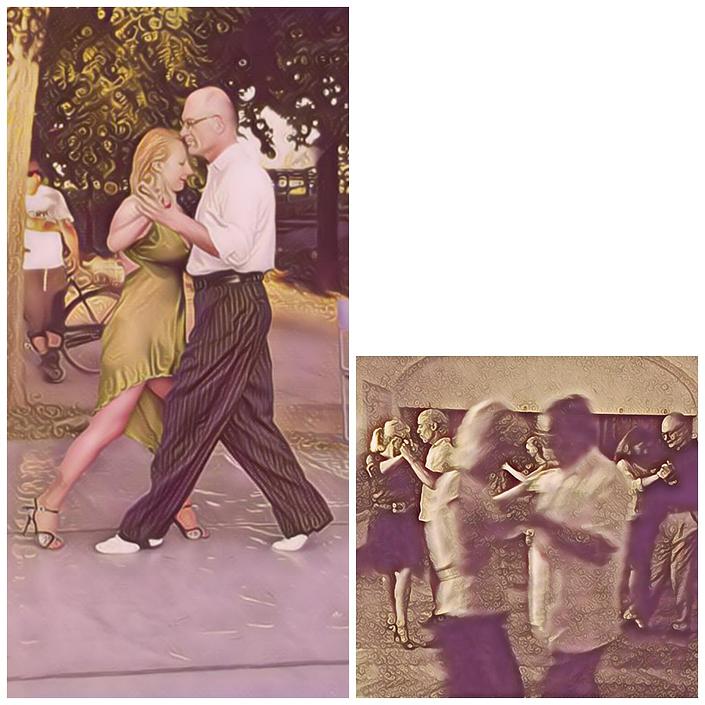 flyer image for Argentine tango seminars and practicas every Friday