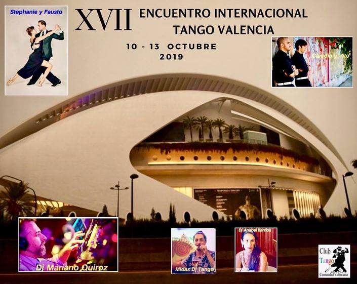 flyer image for XVII ENCUENTRO INTERNACIONAL TANGO VALENCIA