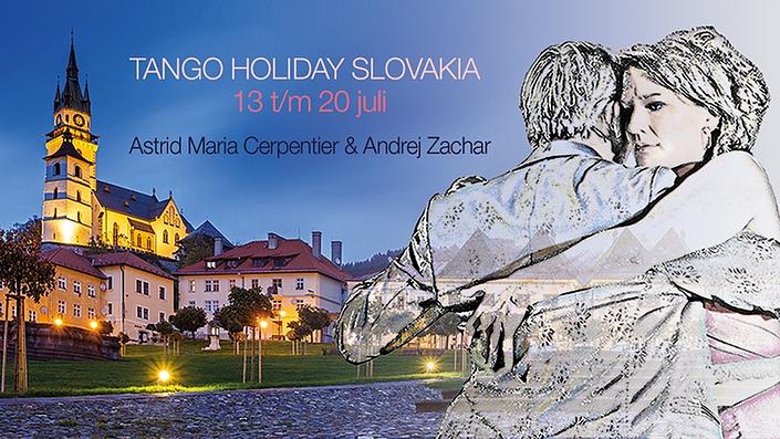 flyer image for Tango Holiday in Slovakia with Astrid and Andrej