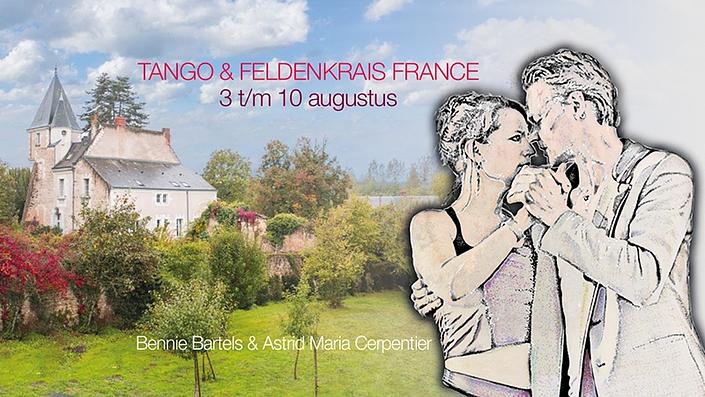 flyer image for Tango and Feldenkrais Holiday France with Bennie and Astrid