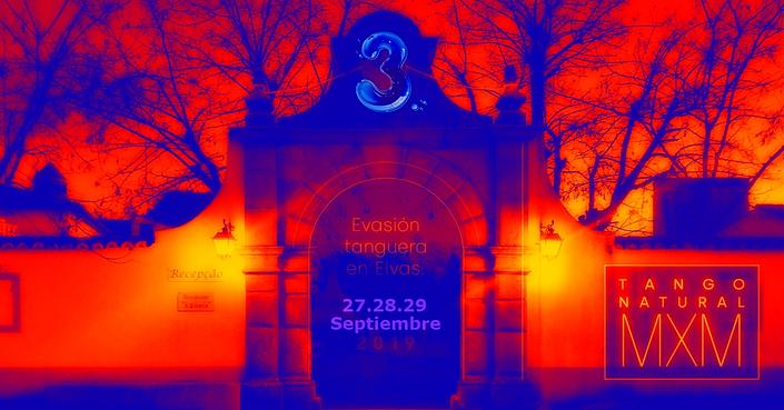 flyer image for 3 Tango Natural MXM - Sep19 - Evasion Tanguera en Elvas