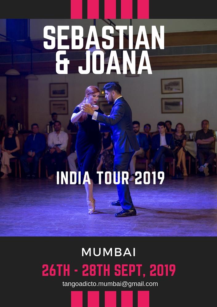 flyer image for Sebastian and Joana India Tour 2019