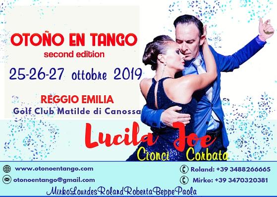 flyer image for Otono en tango