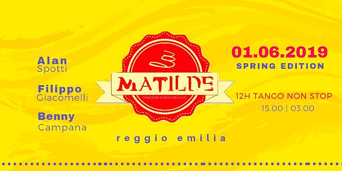 flyer image for La Matilde 12h tango non stop