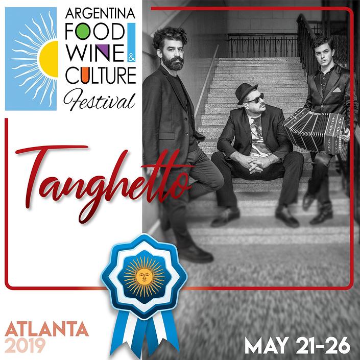 flyer image for ArgFoodFest Day 2 Featuring Tanghetto