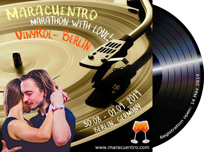 flyer image for 16th Maracuentro - Tango Marathon with Love - Berlin
