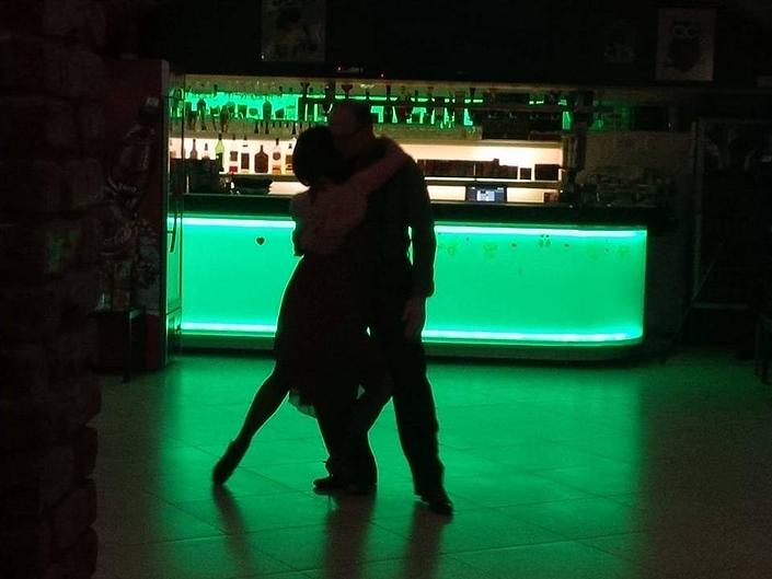 flyer image for Seminar Sacada and Enganche - tango argentino