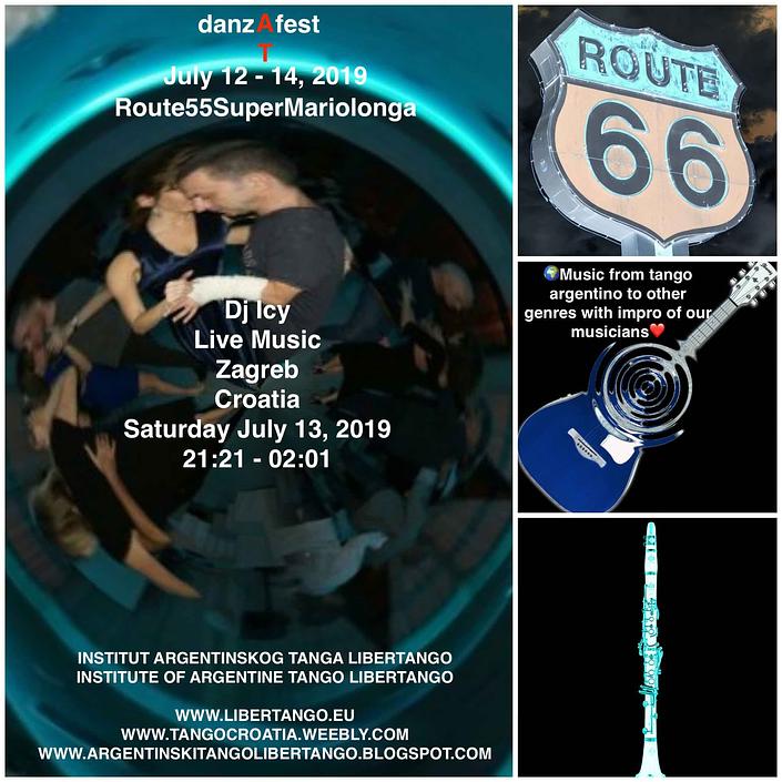 flyer image for Route55SuperMariolonga with live music