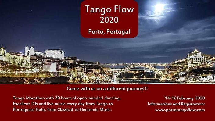 flyer image for Tango Flow 2020