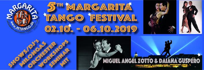 flyer image for 5. MARGARITA TANGO FESTIVAL