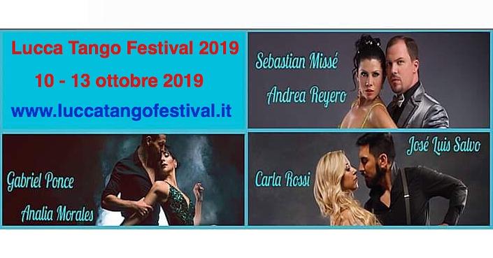 flyer image for LUCCA TANGO FESTIVAL 2019