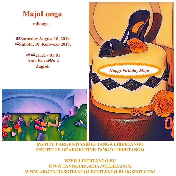 flyer image for MajoLonga - b milonga
