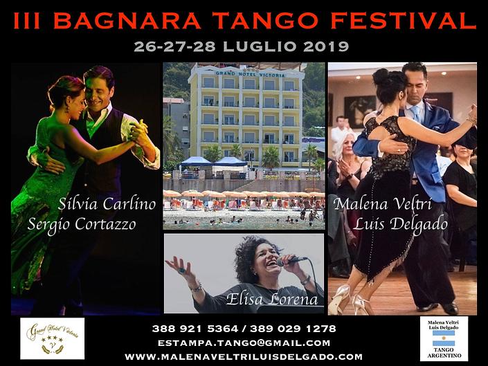 flyer image for Bagnara Tango Festival 2019  III Edition