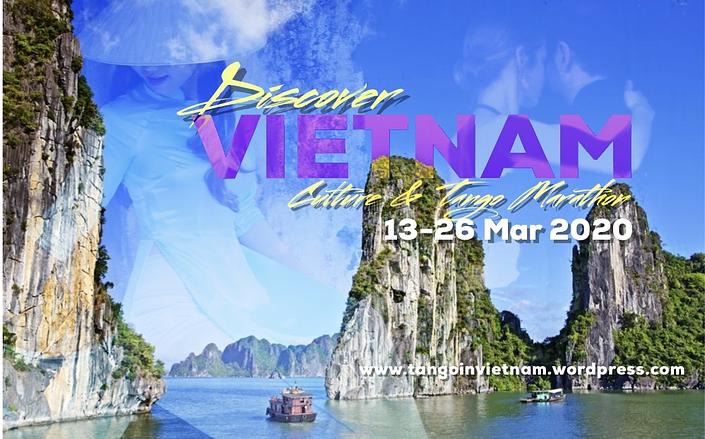 flyer image for Discover Culture and Tango- Around Vietnam in 14 milongas