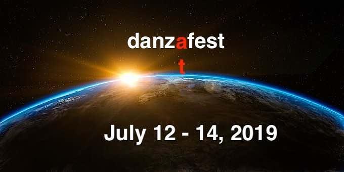 flyer image for DanzaATfest July 12 - 14, 2019