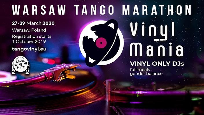 flyer image for Warsaw Vinyl Tango Marathon Vynilmania