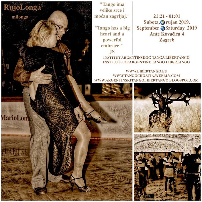 flyer image for RujoLonga milonga for all