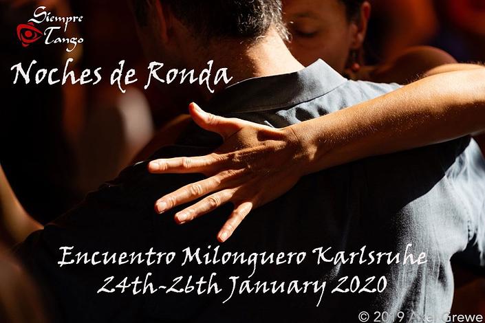flyer image for Noches de Ronda - Encuentro Milonguero Karlsruhe