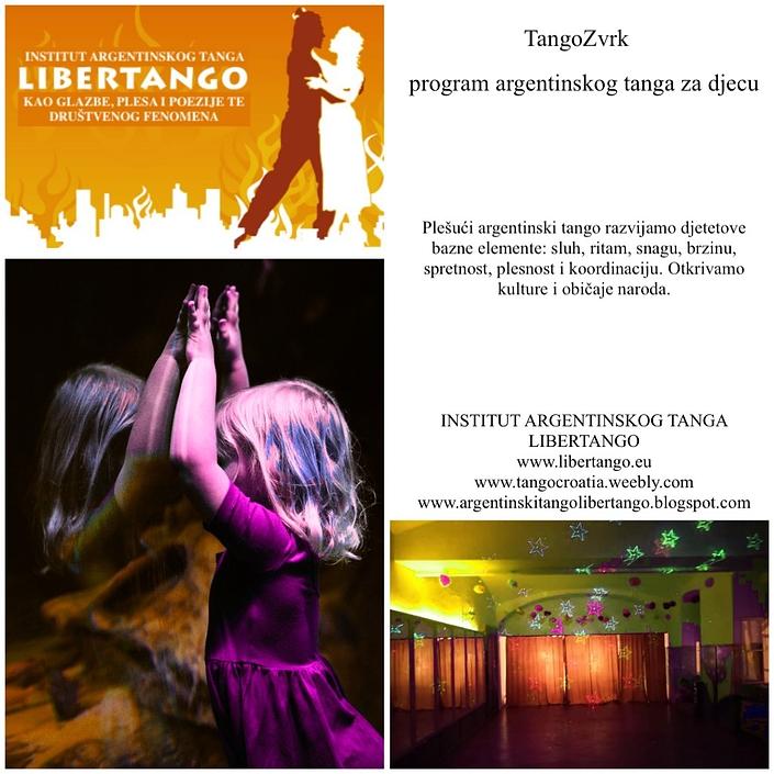 flyer image for Ples za djecu Tango Zvrk
