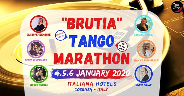 flyer image for Brutia Tango Marathon 3th 4-5-6 Jan 2020