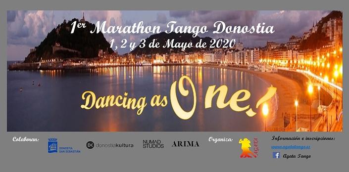 flyer image for 1er MARATON TANGO DONOSTIA