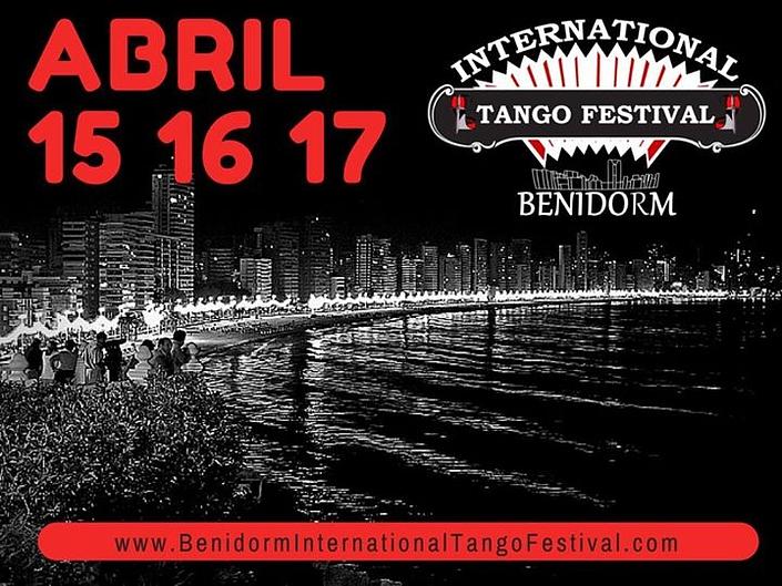 flyer image for V Festival Internacional de TANGO Benidorm